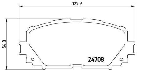 Гальмівні колодки дискові BREMBO P 83 101