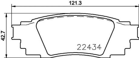 Комплект гальмівних колодок з 4 шт. дисків BREMBO P 83 160