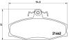 Комплект тормозных колодок, дисковый тормоз BREMBO P 85 022 (фото 1)
