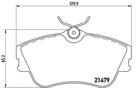 Гальмівні колодки, дискові BREMBO P 85 029