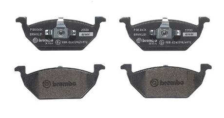 Комплект гальмівних колодок з 4 шт. дисків BREMBO P 85 041X