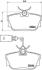 Комплект тормозных колодок, дисковый тормоз BREMBO P 85 046 (фото 1)