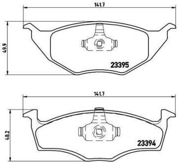 Гальмівні колодки, дискові BREMBO P 85 055