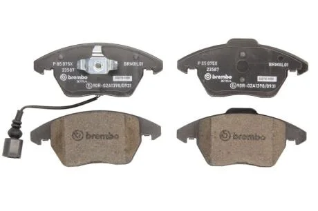 Гальмівні колодки пер. A1/A3/Altea/Beetle/Caddy/Up (04-21) BREMBO P 85 075X