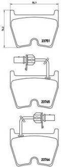 Гальмівні колодки дискові BREMBO P 85 078