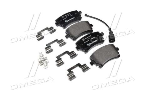 Колодки тормозные VW MULTIVAN/TRANSPORTER 03- 2.0-3.2/1.9-2.5 DIESEL задн. с датч. BREMBO P 85 083