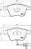 Колодки тормозные AUDI A4/A6/A8/MULTIVAN/TRANSPORTER -11 2.8-3.2 FSI/2.7-3.0 DIESEL перед. BREMBO P 85 097 (фото 1)