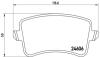 Колодки тормозные AUDI A4/A5/Q5 07- задн. Xtra BREMBO P 85 100X (фото 2)