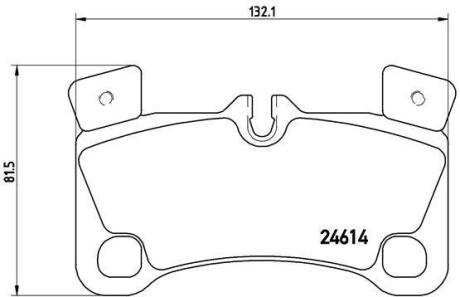 Гальмівні колодки дискові BREMBO P 85 103
