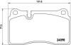 Колодки тормозные AUDI A3/TT 09- перед. BREMBO P 85 116 (фото 1)