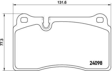 Гальмівні колодки дискові BREMBO P 85 116
