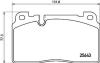 Комплект гальмівних колодок з 4 шт. дисків BREMBO P 85 133 (фото 1)