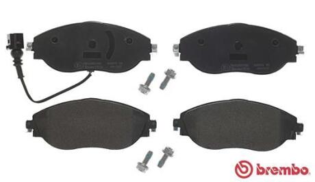 Комплект гальмівних колодок з 4 шт. дисків BREMBO P85 144