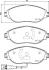 Комплект гальмівних колодок з 4 шт. дисків BREMBO P 85 144X (фото 2)