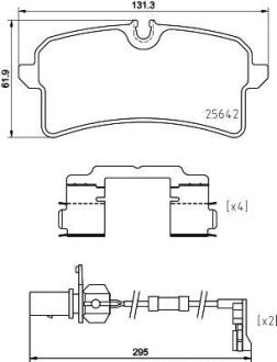 Гальмівні колодки дискові BREMBO P 85 151