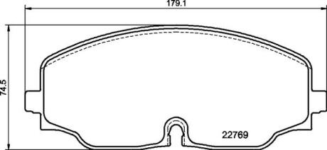 Гальмівні колодки дискові BREMBO P 85 176