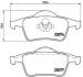 Колодки тормозные VW/VOLVO CADDY/S60/S70/S80/V70/XC70 -10 задн. BREMBO P 86 014 (фото 1)