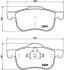 Колодки тормозные VOLVO S60/S70/S80/V70/XC70 -10 перед. BREMBO P 86 020 (фото 1)