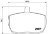 Гальмівні колодки, дискові BREMBO P A6 001 (фото 1)