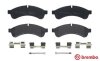 Комплект гальмівних колодок, дискове гальмо BREMBO P A6 030 (фото 2)