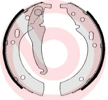 Гальмівні колодки, барабанні BREMBO S 06 501