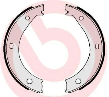 Комплект тормозных колодок, стояночная тормозная система BREMBO S 06 503
