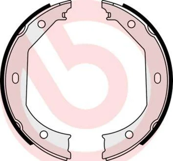 Комплект гальмівних колодок BREMBO S 06 509