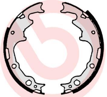 Гальмівні колодки барабанні BREMBO S 10 502