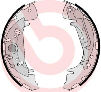 Гальмівні колодки, барабанні BREMBO S 11 504