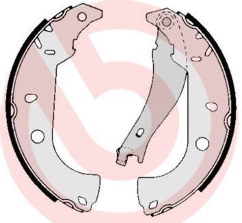 Гальмівні колодки, барабанні BREMBO S 23 511