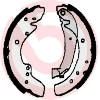 Гальмівні колодки, барабанні BREMBO S 23 515