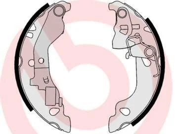 Гальмівні колодки, барабанні BREMBO S 23 520