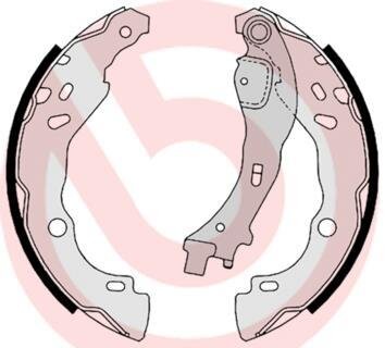 Колодки тормозные PSA/FIAT C2/C3/1007 02- задн. (торм.сист. BOSCH) BREMBO S 23 523