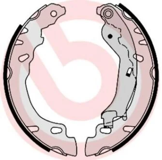 Гальмівні колодки, барабанні BREMBO S 23 529