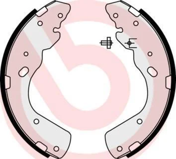 Гальмівні колодки барабанні BREMBO S 23 576