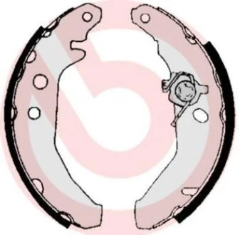 Гальмівні колодки, барабанні BREMBO S 24 516