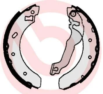 Гальмівні колодки, барабанні BREMBO S 24 521