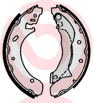 Гальмівні колодки, барабанні BREMBO S 24 524