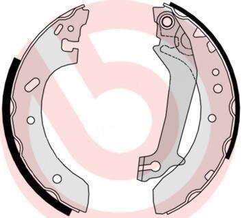 Гальмівні колодки, барабанні BREMBO S 24 526