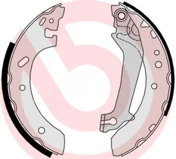 Гальмівні колодки, барабанні BREMBO S 24 526