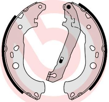 Гальмівні колодки барабанні BREMBO S 24 534