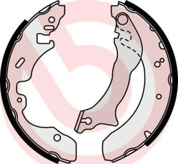 Гальмівні колодки, барабанні BREMBO S 24 535