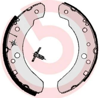 Гальмівні колодки, барабанні BREMBO S 24 537