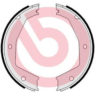 Комплект тормозных колодок, стояночная тормозная система BREMBO S24550