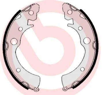 Гальмівні колодки, барабанні BREMBO S 28 505