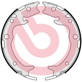 Колодки тормозные HONDA LEGEND/FR-V 97- барабан. BREMBO S28516