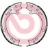 Гальмівні колодки барабанні BREMBO S28517 (фото 1)