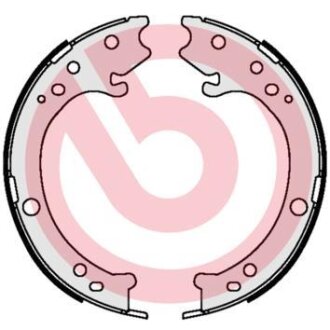Гальмівні колодки барабанні BREMBO S28517