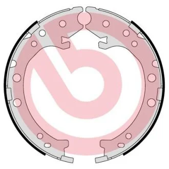 Гальмівні колодки, барабанні BREMBO S 28 519
