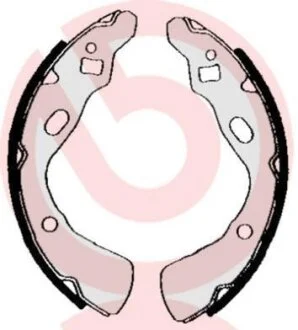 Гальмівні колодки, барабанні BREMBO S 30 507